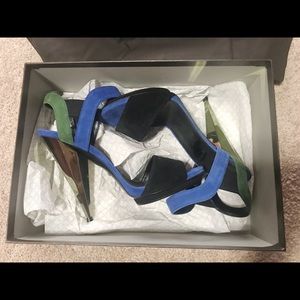 Gucci Multi-color Liberty Colorblock Suede Mirror